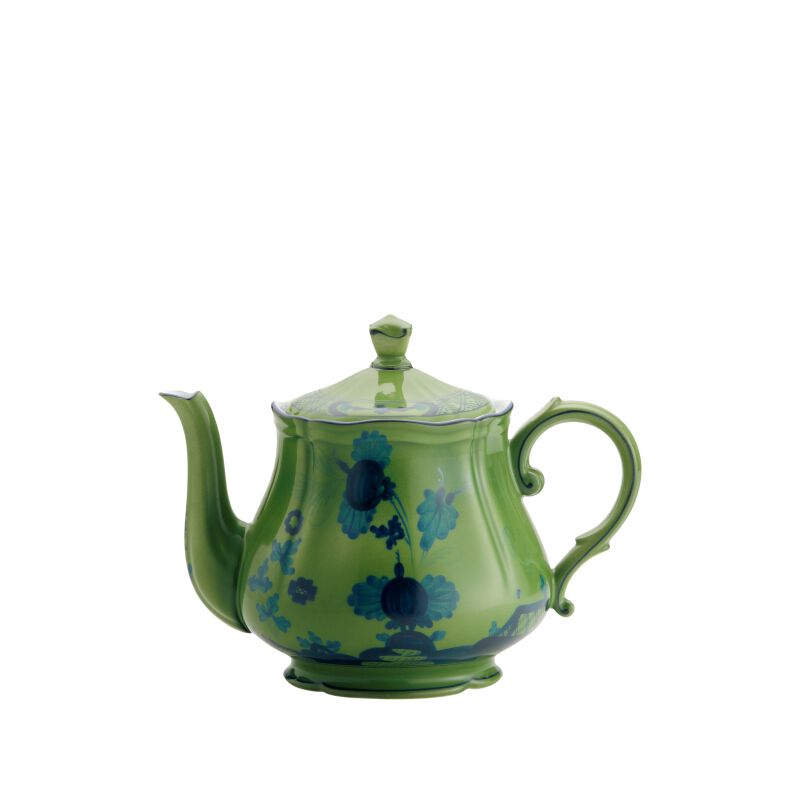 Teapot With Cover For 6 Antico Doccia Shape, large